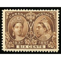 canada stamp 55 queen victoria diamond jubilee 6 1897 M VFNH 012