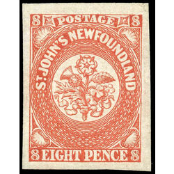 newfoundland stamp 8 1857 first pence issue 8d 1857 m xf 012