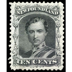 newfoundland stamp 27 prince albert 10 1870 m vf 010