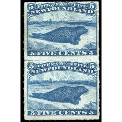 newfoundland stamp 40i harp seal 5 1876 m f 001