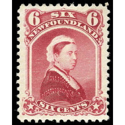 newfoundland stamp 36i queen victoria 6 1894