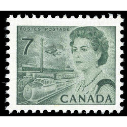 canada stamp 543p queen elizabeth ii transportation 7 1971