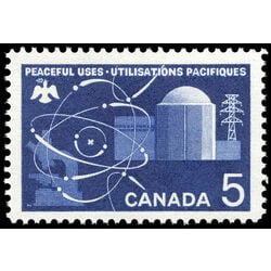 canada stamp 449 atomic reactor 5 1966