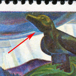 canada stamp 532ii big raven by emily carr 6 1971