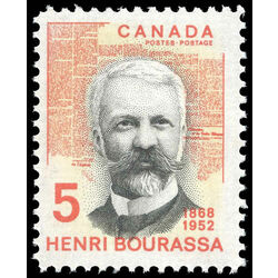 canada stamp 485 henri bourassa 5 1968