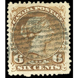 canada stamp 27a queen victoria 6 1868 u vf 007