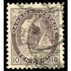 canada stamp 83 queen victoria 10 1898 u vf 009