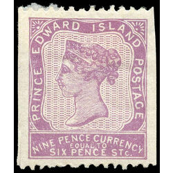 prince edward island stamp 8b queen victoria 9d 1862