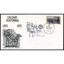 canada stamp 667 calgary stampede 8 1975 fdc 002