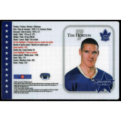 tim horton nhl all stars stamp and medallion set