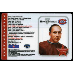 howie morenz nhl all stars stamp and medallion set