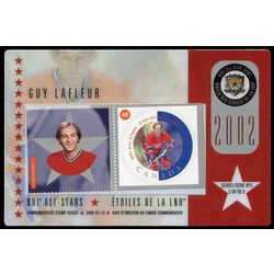 guy lafleur nhl all stars stamp and medallion set