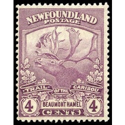 newfoundland stamp 118b beaumont hamel 4 1919