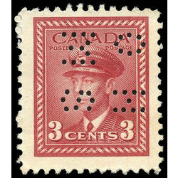 canada stamp o official o251 king george vi 3 1942
