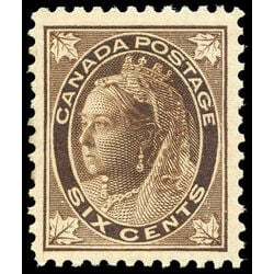 canada stamp 71 queen victoria 6 1897 m vf 014
