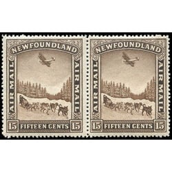 newfoundland stamp c9ii dog sled and airplane 1931 m vfnh 002