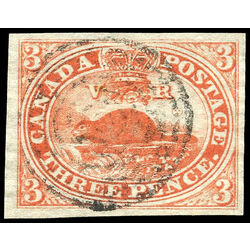 canada stamp 4xi beaver 3d 1852 u vf 001