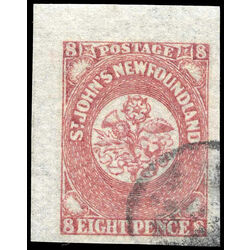 newfoundland stamp 22 1861 third pence issue 8d 1861 u vf 004