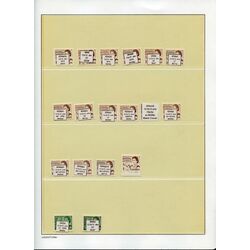 canada centennial definitives collection 1967 73