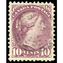 canada stamp 40b queen victoria 10 1877 u vf 001