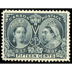 canada stamp 58 queen victoria diamond jubilee 15 1897 M VF 012