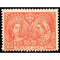 canada stamp 59 queen victoria diamond jubilee 20 1897 M FNH 008