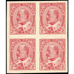 canada stamp 90a edward vii 1903 m vfnh block 008