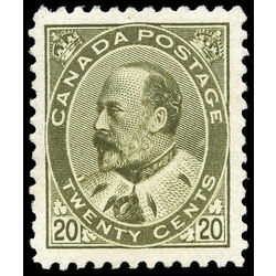 canada stamp 94 edward vii 20 1904 m vf 014