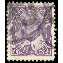 canada stamp 95 edward vii 50 1908 u vf 016