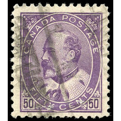 canada stamp 95 edward vii 50 1908 u vf 018