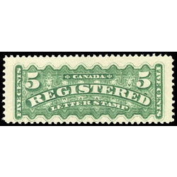canada stamp f registration f2 registered stamp 5 1875 m vfnh 011