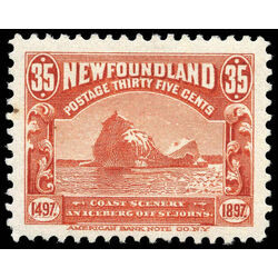 newfoundland stamp 73 iceberg 35 1897 m vf 008