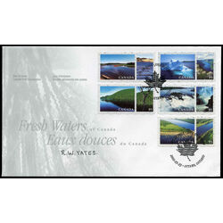 canada stamp 1855 fresh waters of canada 2000 fdc 002