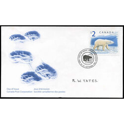 canada stamp 1690 polar bear 2 1998 fdc 004