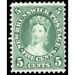 new brunswick stamp 8a queen victoria 5 1860