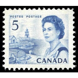 canada stamp 458iv queen elizabeth ii fishing village 5 1971