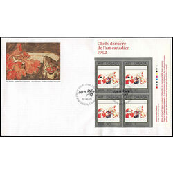 canada stamp 1419 red nasturtiums 50 1992 FDC UR 001