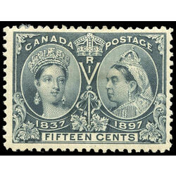 canada stamp 58 queen victoria diamond jubilee 15 1897 M F 014