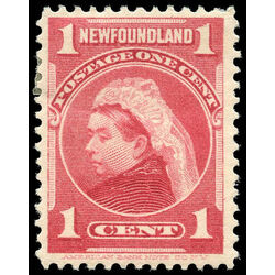 newfoundland stamp 79i queen victoria 1 1897