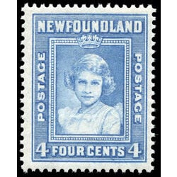 newfoundland stamp 247iii princess elizabeth 4 1938