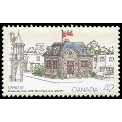 canada stamp 1124 saint ours post office 42 1987