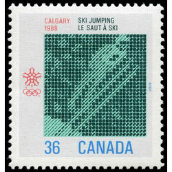 canada stamp 1153 ski jumping 36 1987