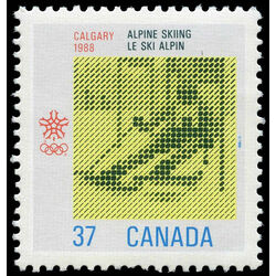 canada stamp 1195 alpine skiing 37 1988
