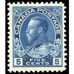 canada stamp 111 king george v 5 1914 m vf 013