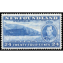 newfoundland stamp 241 loading ore bell island 24 1937 m vfnh 001