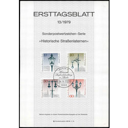 germany berlin 61 first day issues on cards