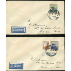 germany zeppelin flight covers