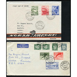 6 early first day covers