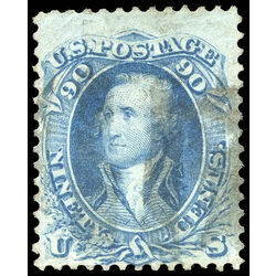 us stamp postage issues 72 washington 90 1861 u 002