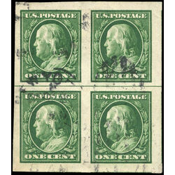 us stamp postage issues 383 franklin 1 1910 u 001